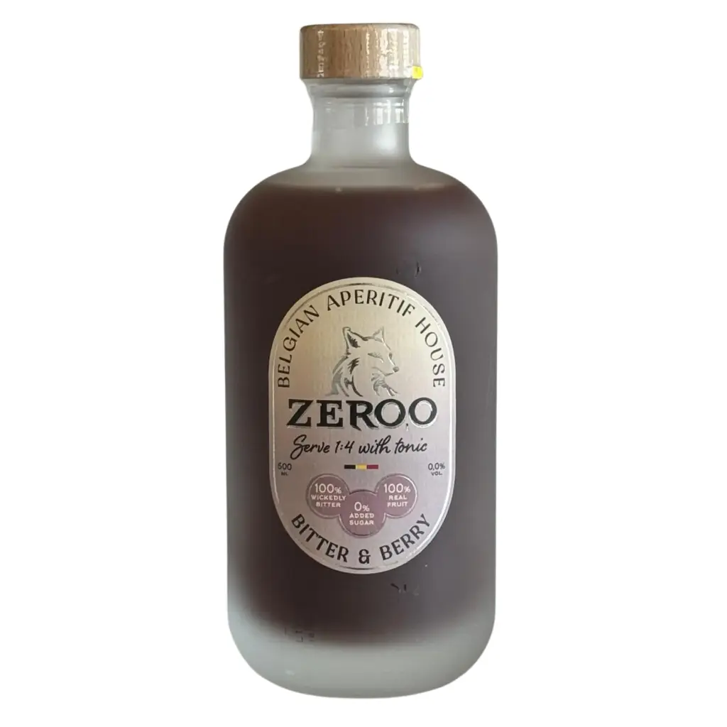 ZERO,O Bitter & Berry -alcoholvrije mixer - 0% - 500 ml.
